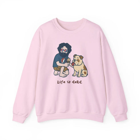 Grateful Dead - Jerry and Frank Are Sharin' | Life is dead. Crewneck Sweatshirt - StealieShop